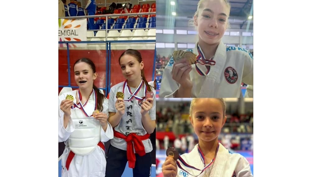 Fotografija uz vest: PET MEDALjA ZA ČETIRI SPARTANKE NA DUNAV KUPU!