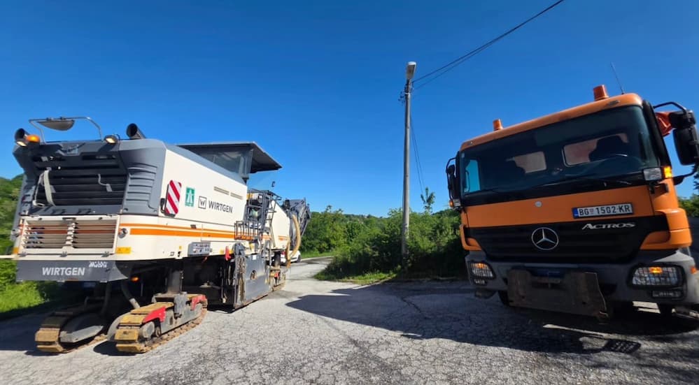 Fotografija uz vest: Počela rekonstrukcija ulice Kneza Miloša – put za Krnjevo važna investicija za Smederevsku Palanku