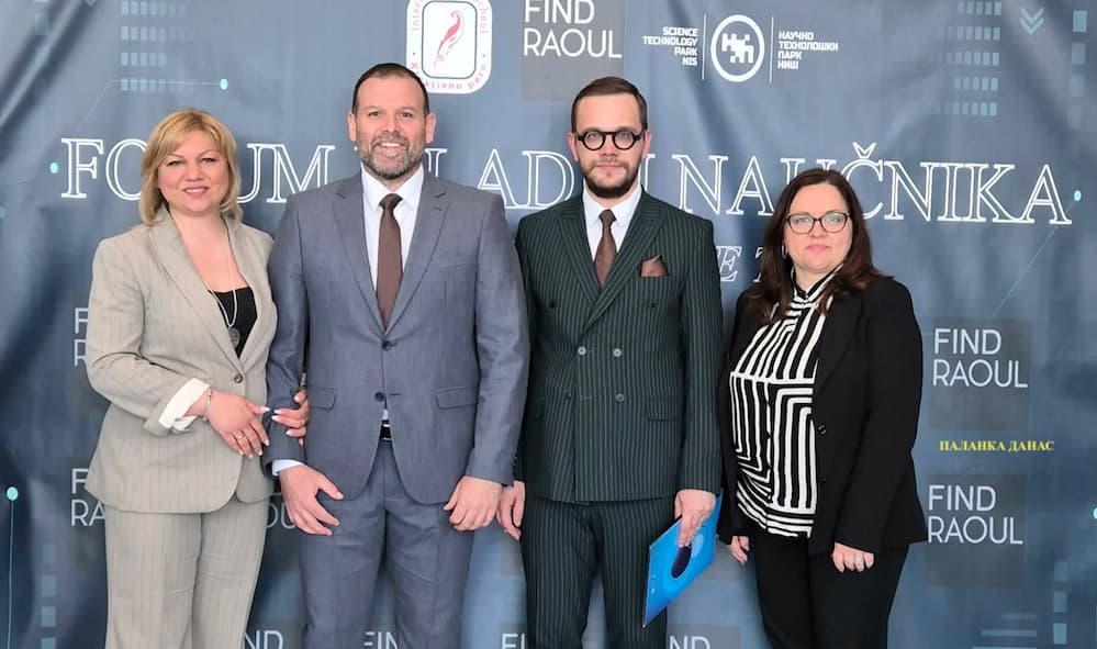 Fotografija uz vest: PREDSTAVNICI OŠ “OLGA MILOŠEVIĆ” NA 11. forumu mladih naučnika
