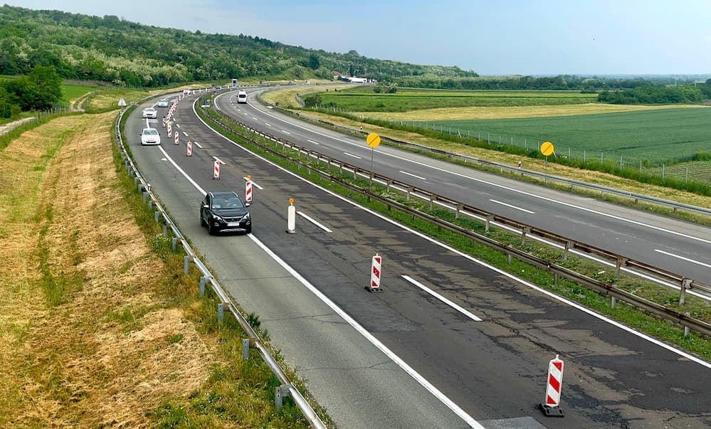 Fotografija uz vest: Radovi na sanaciji mosta između petlji Požarevac i Velika Plana do 30. juna
