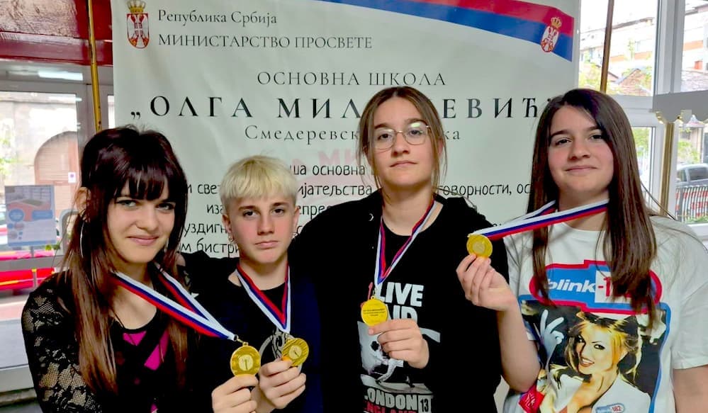 Fotografija uz vest: Školski bend ulepšao „Olginu nedelju“